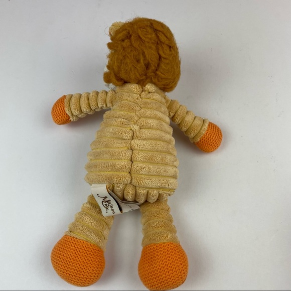 Maison Chic Yellow Orange Brown Lion Tooth Fairy Plush Stuffed Animal Toy - Picture 6 of 7